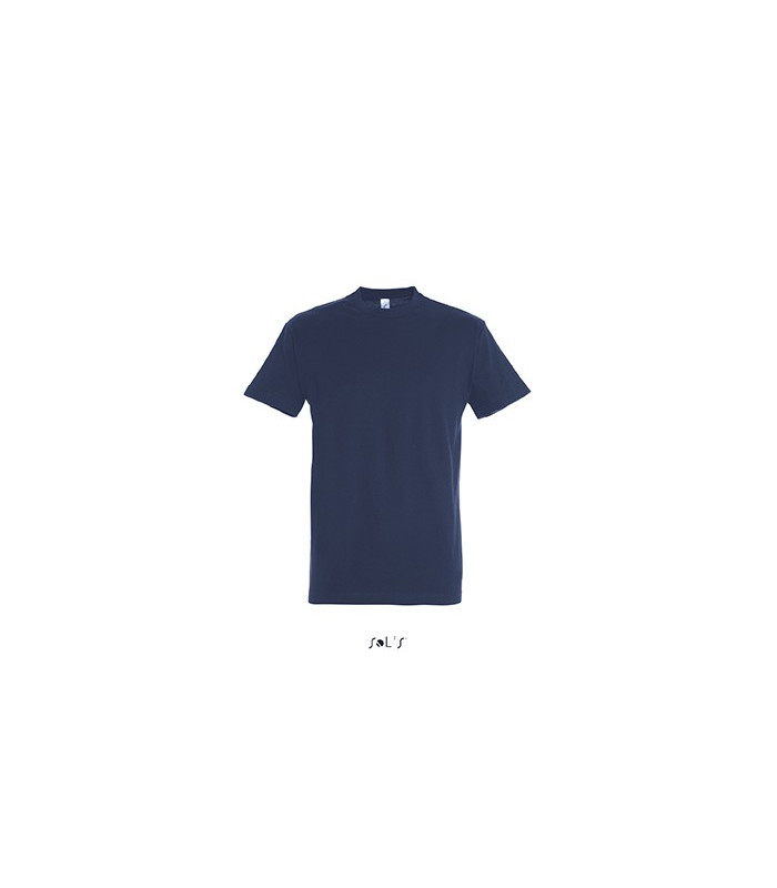TEE-SHIRT COULEUR 190 G MIXTE MARINE