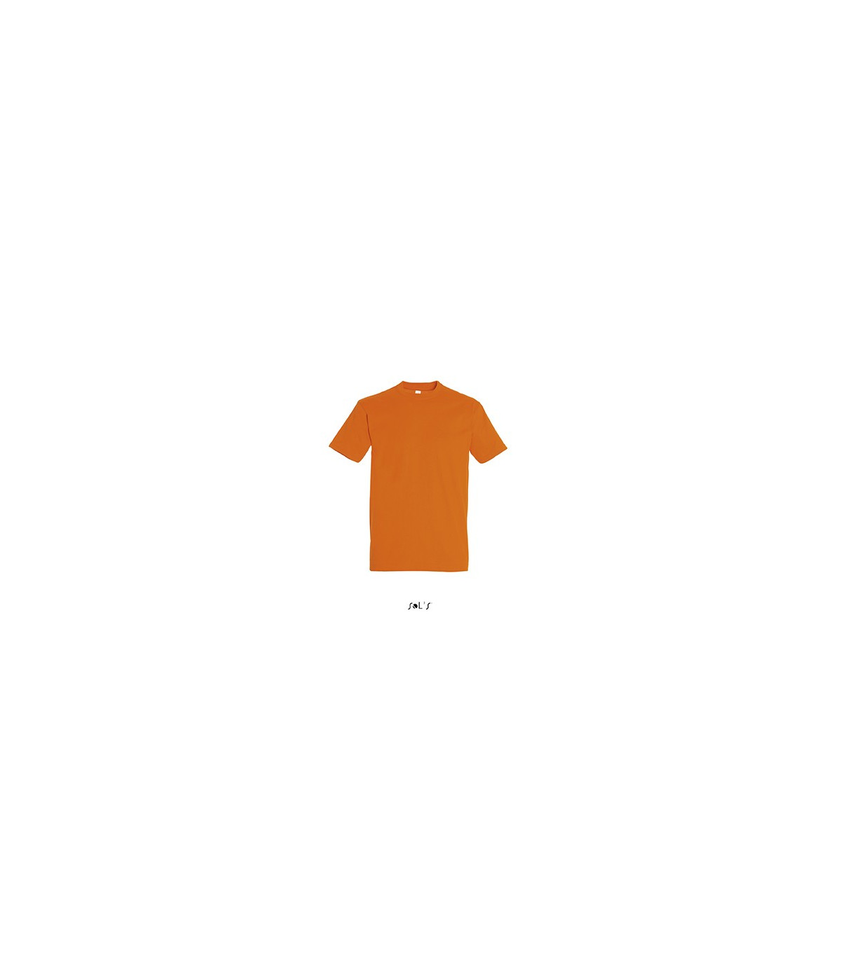 TEE-SHIRT COULEUR 190 G MIXTE ORANGE