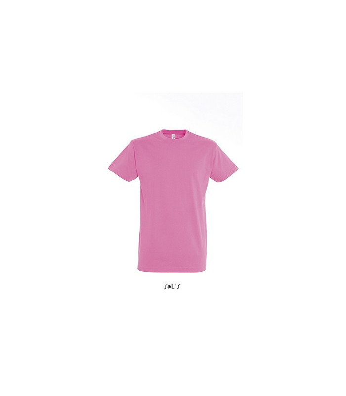 TEE-SHIRT COULEUR 190 G MIXTE ROSE