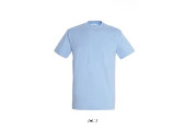 TEE-SHIRT COULEUR 190 G MIXTE BLEU CIEL