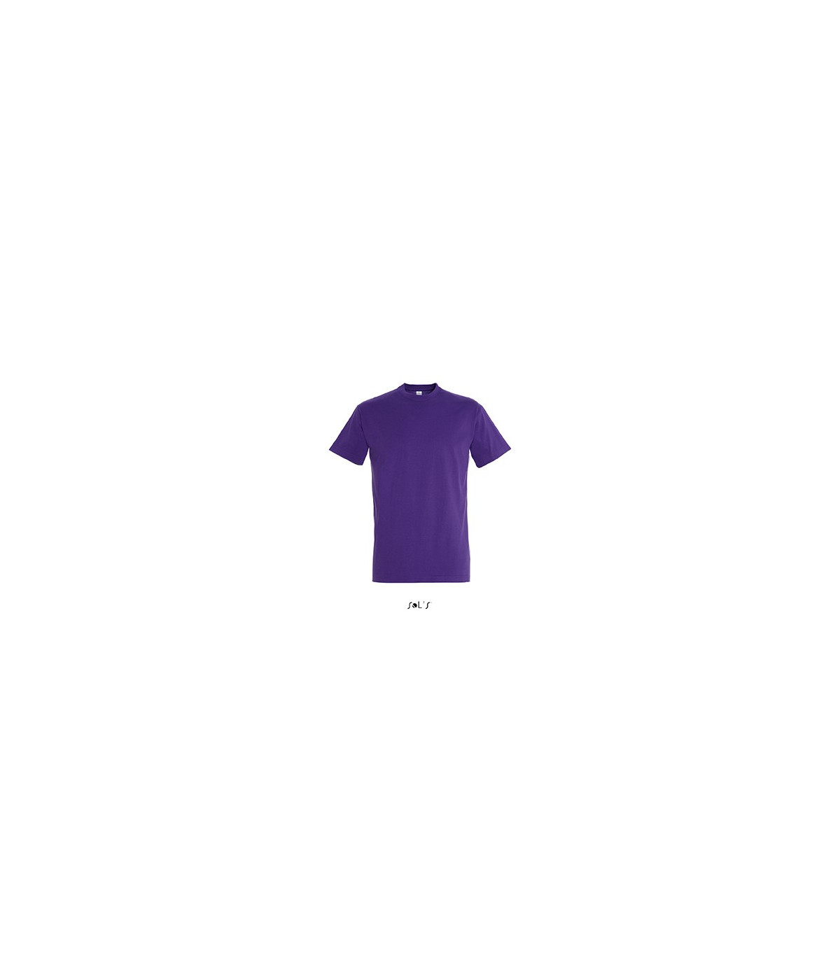 TEE-SHIRT COULEUR 190 G MIXTE VIOLET