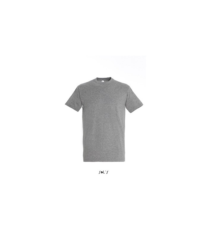 TEE-SHIRT COULEUR 190 G MIXTE GRIS CHINE