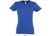 TEE-SHIRT COULEUR 190 G FEMME BLEU ROY
