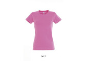 TEE-SHIRT COULEUR 190 G FEMME ROSE