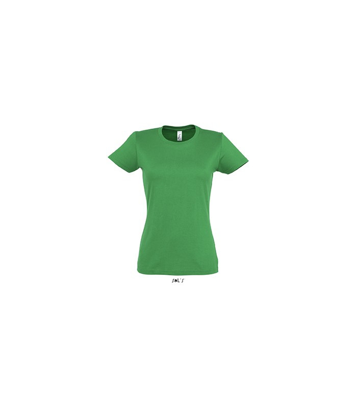 TEE-SHIRT COULEUR 190 G FEMME VERT