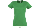 TEE-SHIRT COULEUR 190 G FEMME VERT