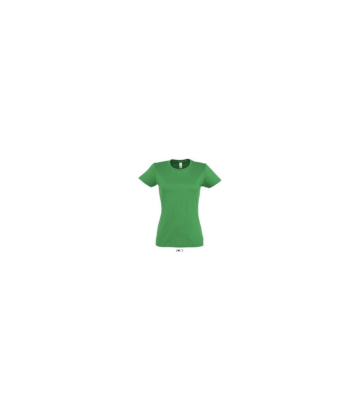 TEE-SHIRT COULEUR 190 G FEMME VERT