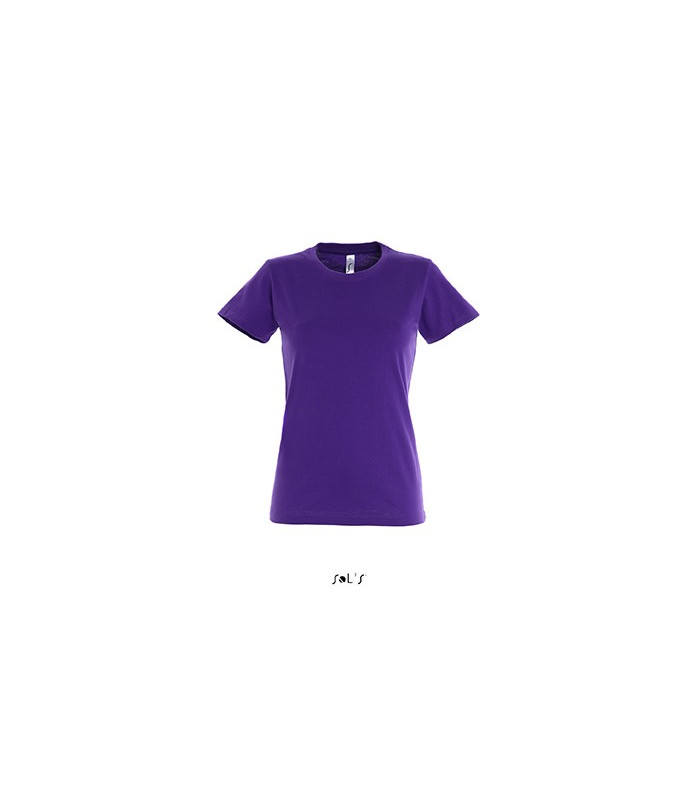 TEE-SHIRT COULEUR 190 G FEMME VIOLET