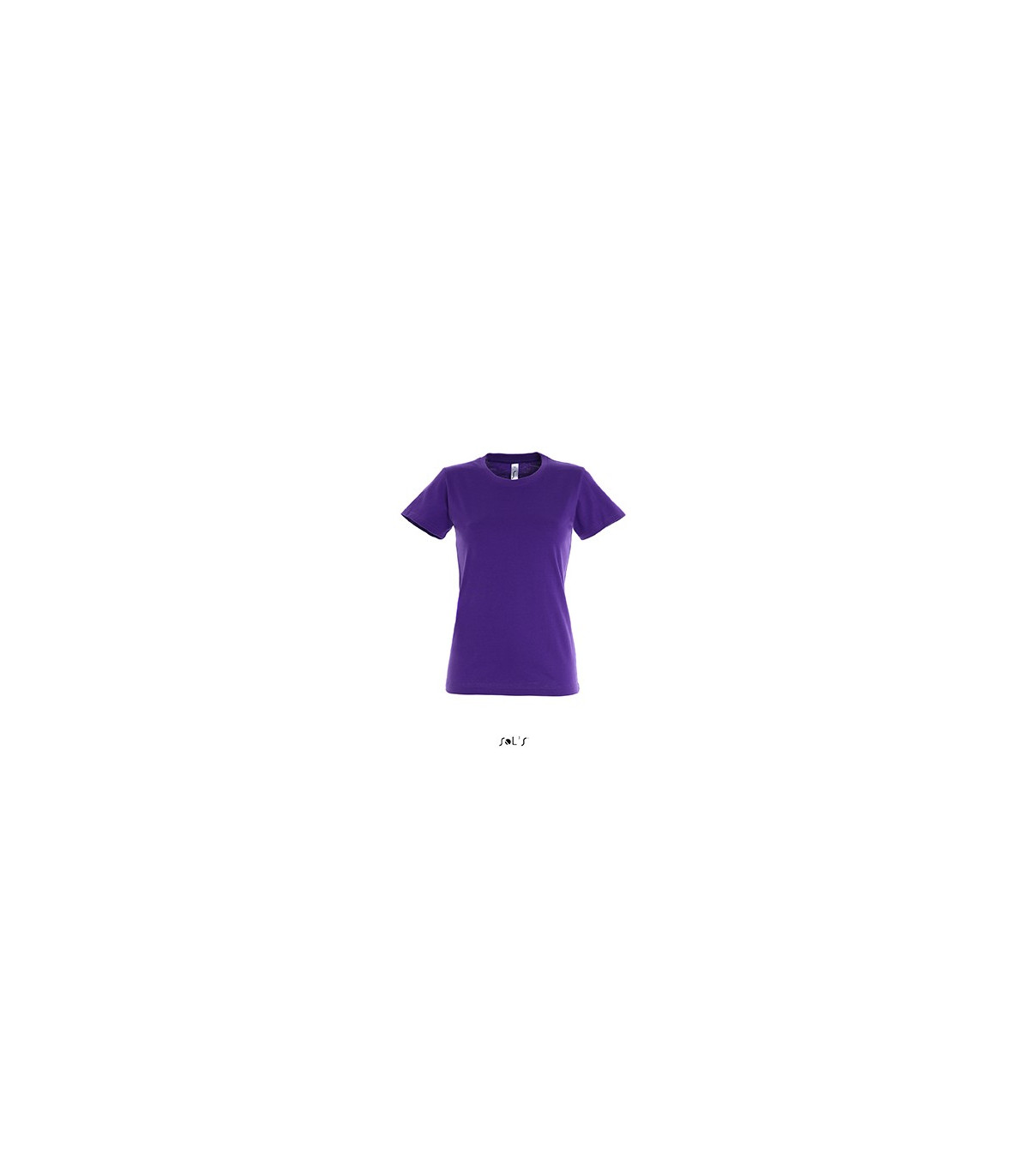 TEE-SHIRT COULEUR 190 G FEMME VIOLET