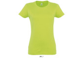 TEE-SHIRT COULEUR 190 G FEMME VERT POMME