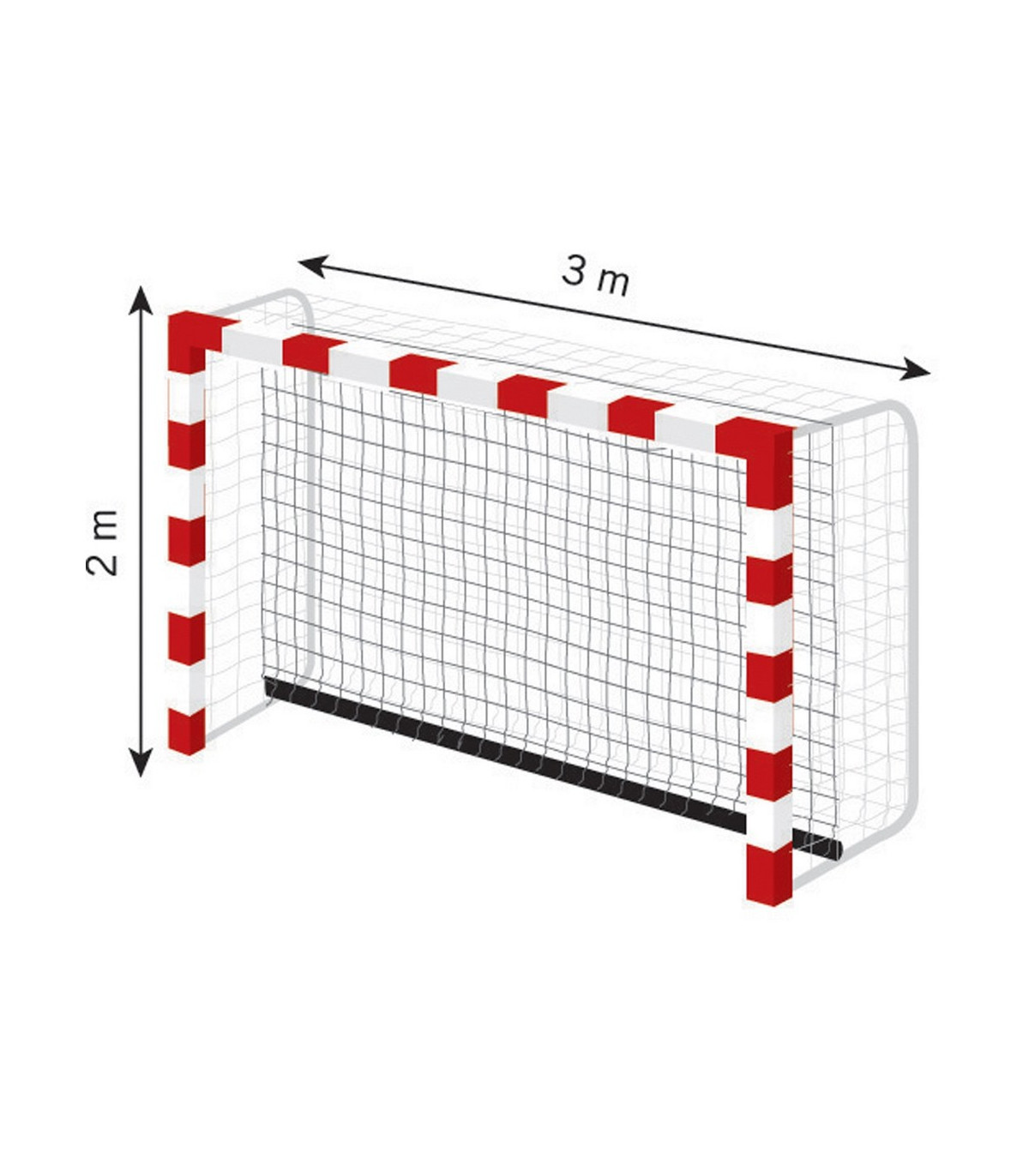 PAIRE DE FILETS AMORTISSEURS HANDBALL