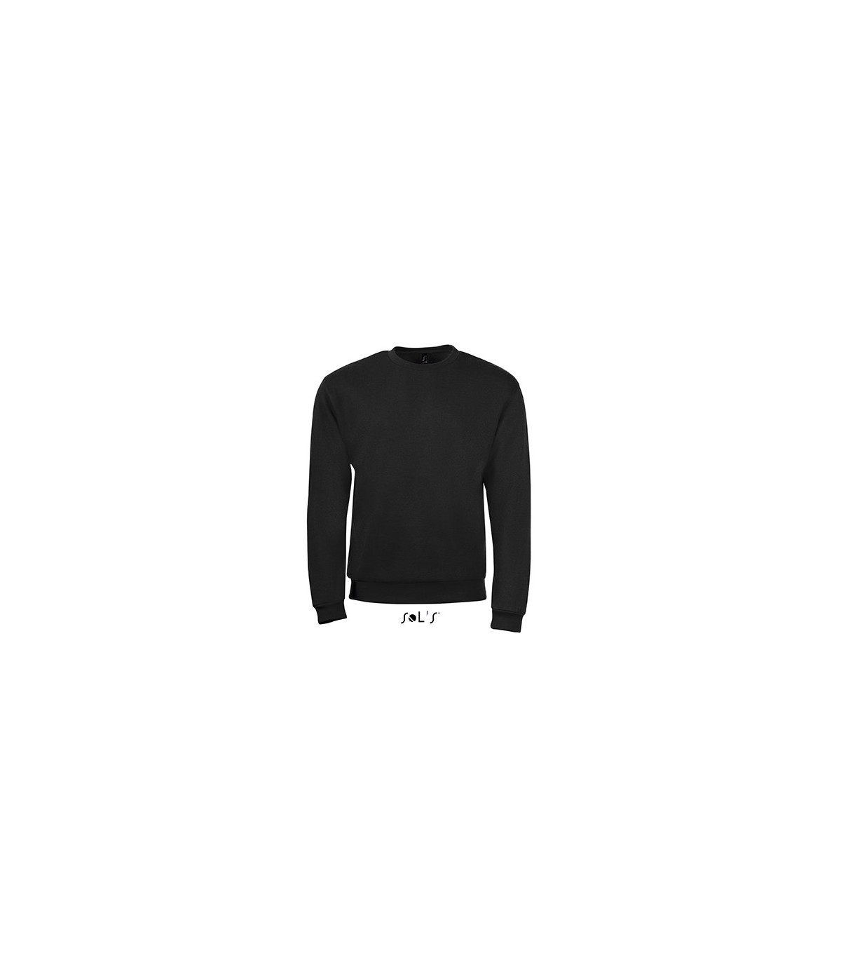 SWEAT-SHIRT MIXTE MOLLETON 260 NOIR