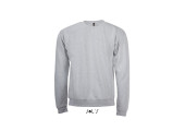 SWEAT-SHIRT MIXTE MOLLETON 260 GRIS CHINE