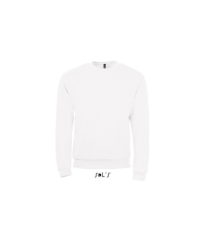 SWEAT-SHIRT MIXTE MOLLETON 260 BLANC