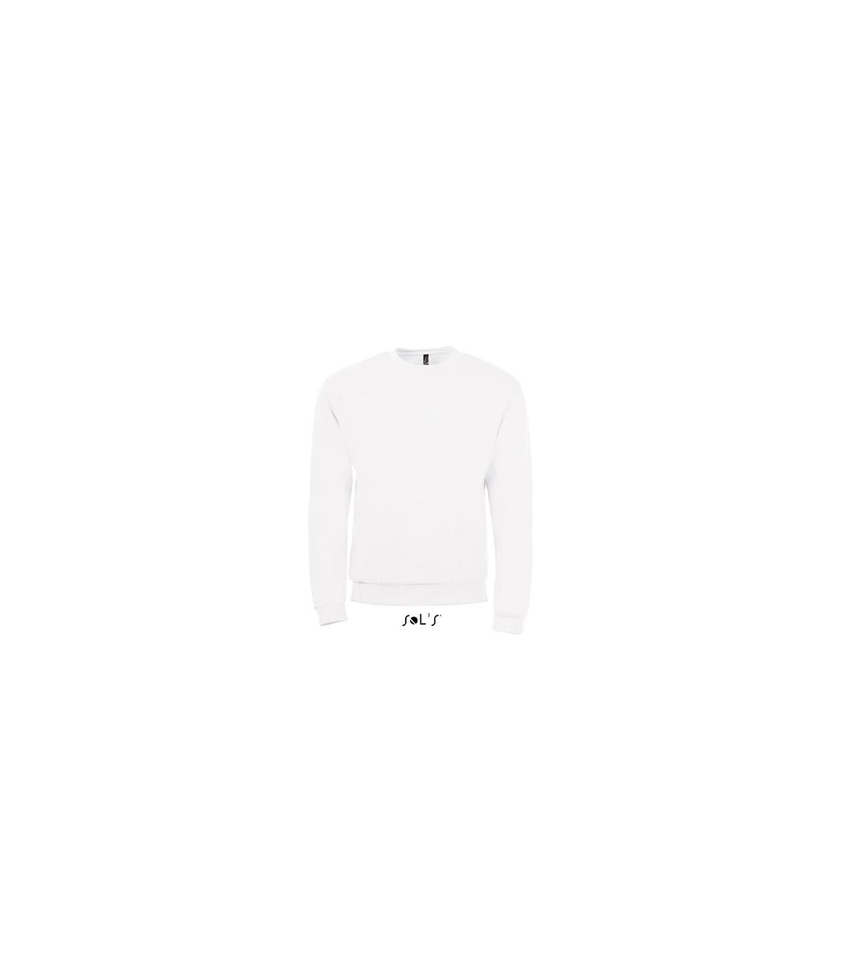 SWEAT-SHIRT MIXTE MOLLETON 260 BLANC
