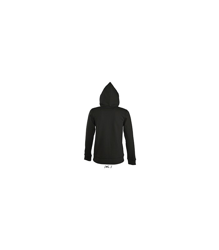 VESTE ZIPPEE CAPUCHE FEMME VUE DOS