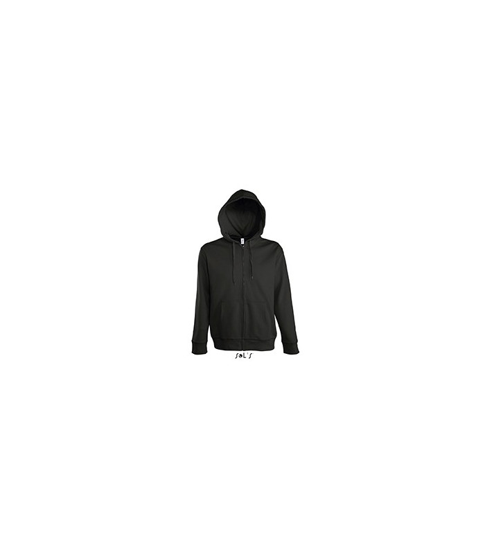 VESTE ZIPPEE CAPUCHE HOMME NOIRE