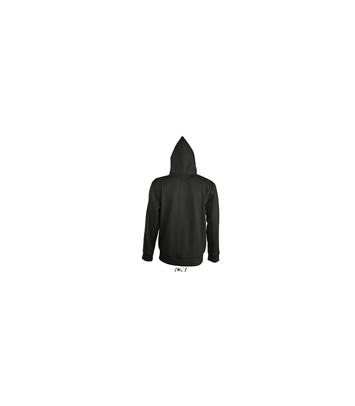 VESTE ZIPPEE CAPUCHE HOMME VUE DOS