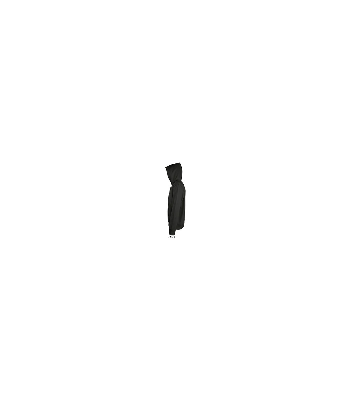 VESTE ZIPPEE CAPUCHE HOMME VUE PROFIL