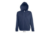 VESTE ZIPPEE CAPUCHE HOMME BLEUE MARINE