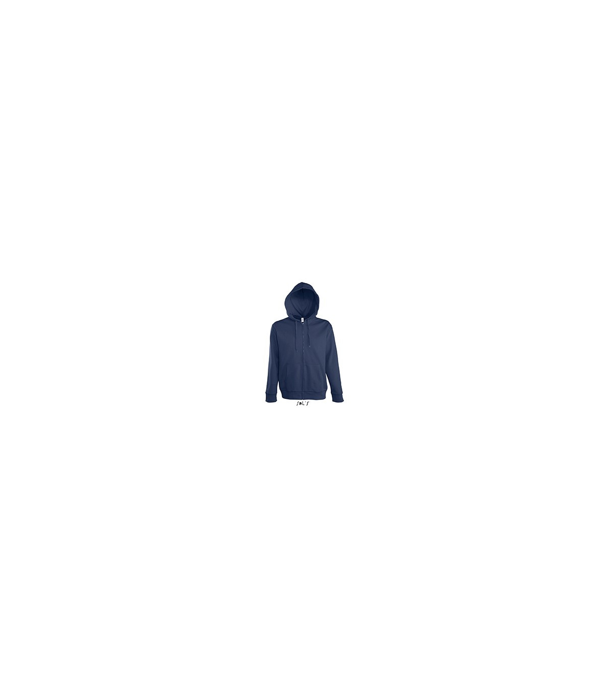 VESTE ZIPPEE CAPUCHE HOMME BLEUE MARINE