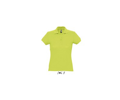 POLO COULEUR FEMME VERT POMME