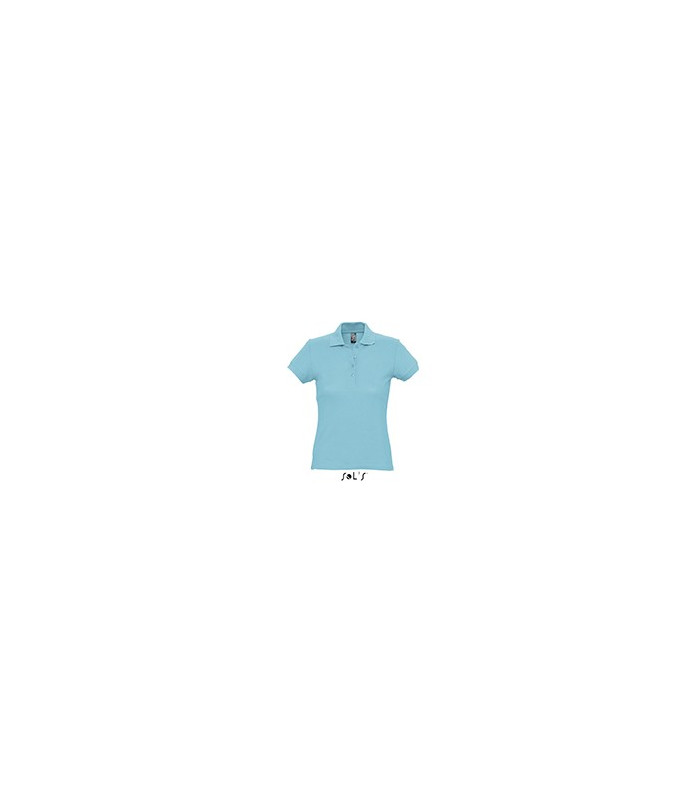 POLO COULEUR FEMME BLEU TURQUOISE