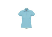 POLO COULEUR FEMME BLEU TURQUOISE