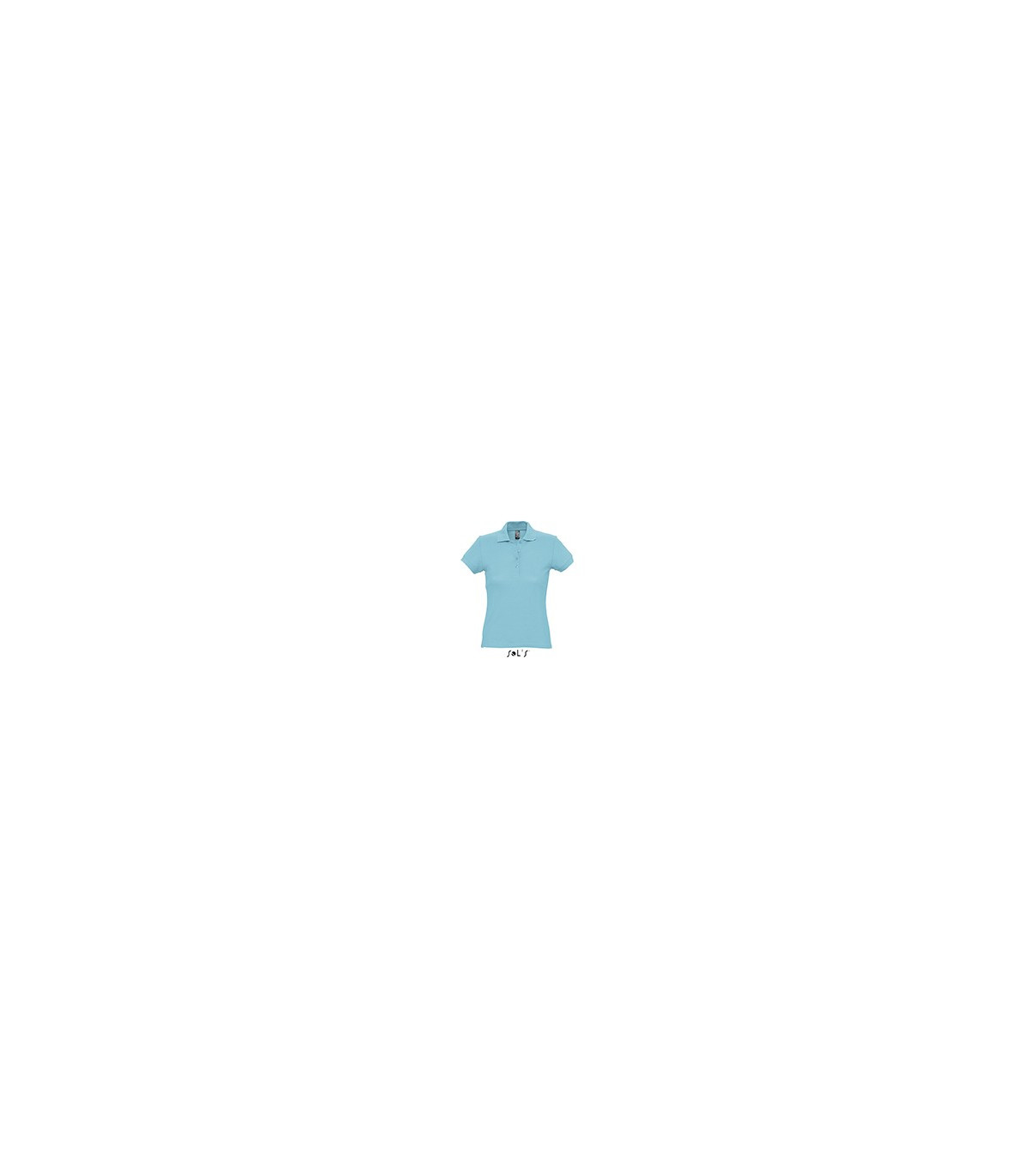 POLO COULEUR FEMME BLEU TURQUOISE