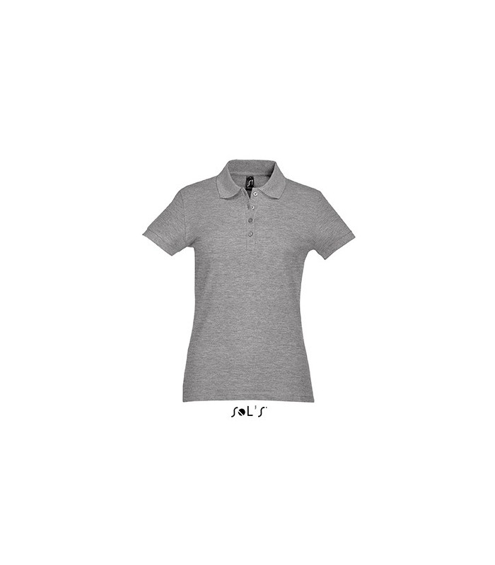 POLO COULEUR FEMME GRIS CHINE