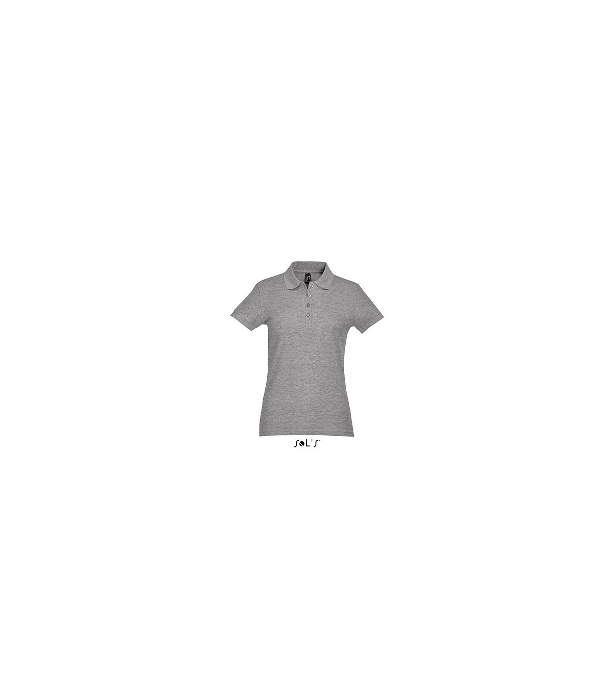 POLO COULEUR FEMME GRIS CHINE