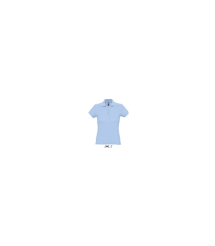 POLO COULEUR FEMME BLEU CIEL