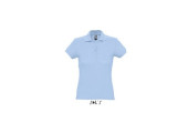 POLO COULEUR FEMME BLEU CIEL