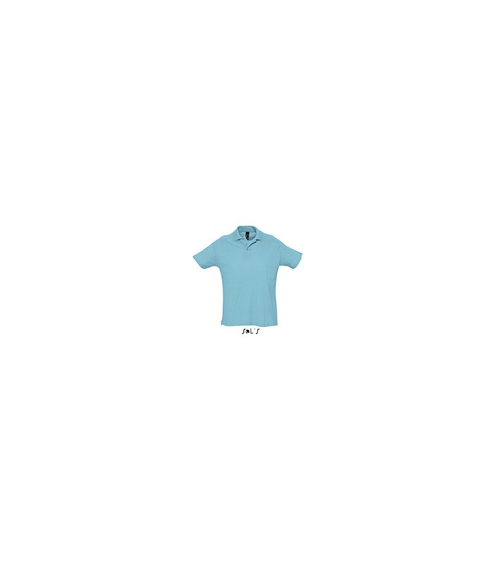 POLO COULEUR HOMME BLEU TURQUOISE