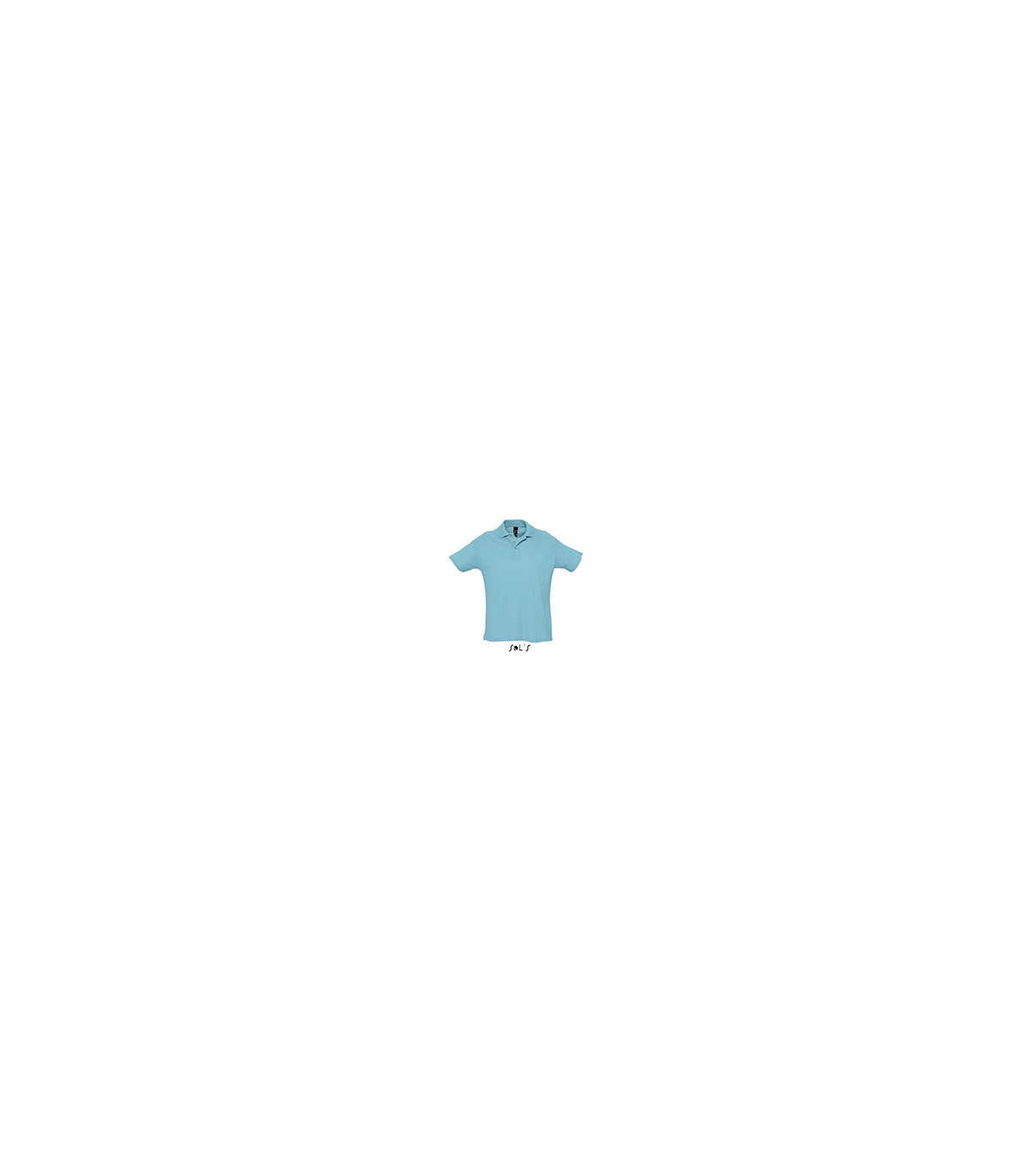 POLO COULEUR HOMME BLEU TURQUOISE
