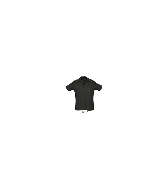 POLO COULEUR HOMME NOIR