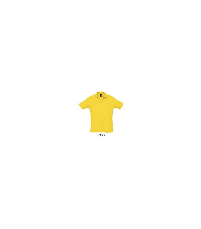POLO COULEUR HOMME JAUNE