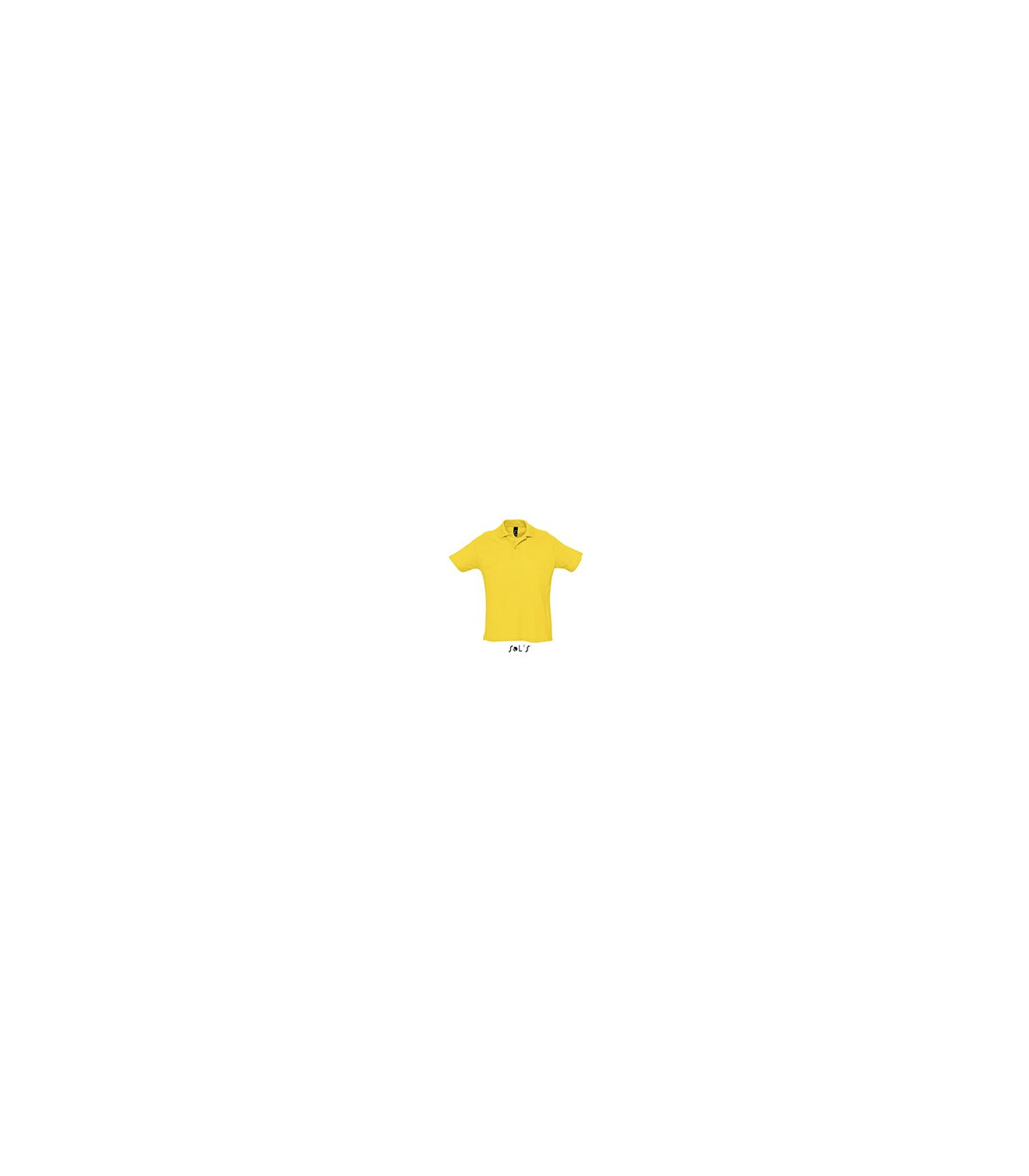 POLO COULEUR HOMME JAUNE