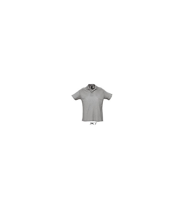 POLO COULEUR HOMME GRIS CHINE