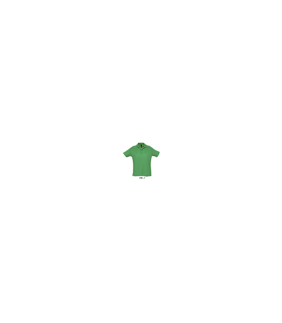 POLO COULEUR HOMME VERT
