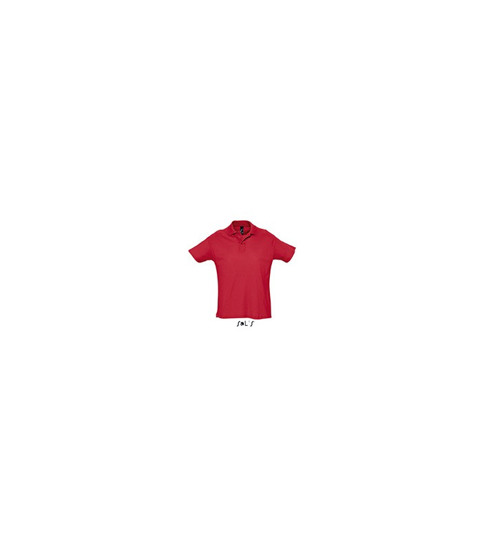 POLO COULEUR HOMME ROUGE