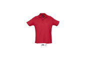 POLO COULEUR HOMME ROUGE