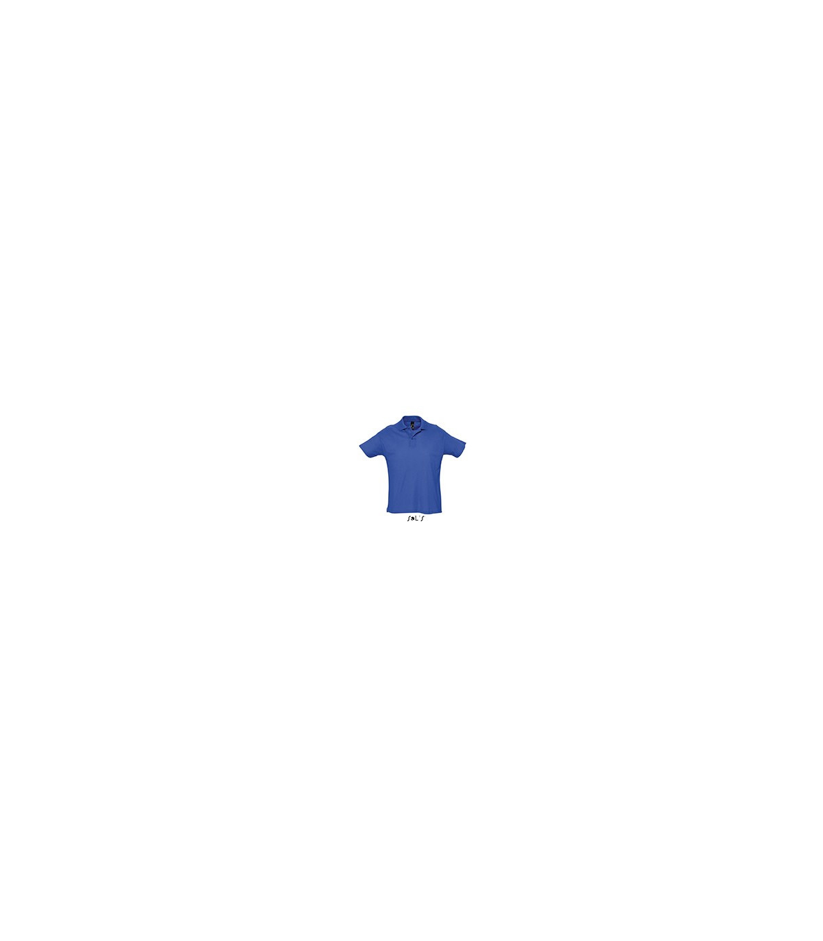 POLO COULEUR HOMME BLEU ROY