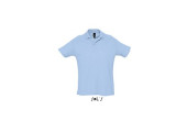 POLO COULEUR HOMME BLEU CIEL