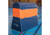 CHEVAL MOUSSE MODULABLE 4 ETAGES SARNEIGE ORANGE ET BLEU