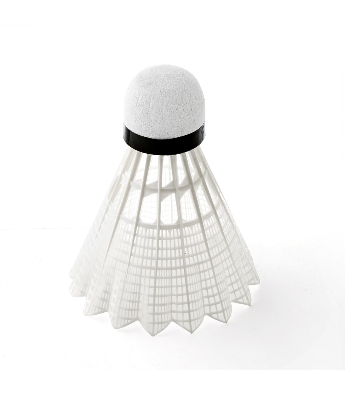 VOLANT BADMINTON BASIC LIEGE BLANC
