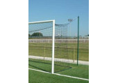 VUE PROFIL LOT DE 4 MÂTS ARRIÈRES POUR FILET FOOTBALL