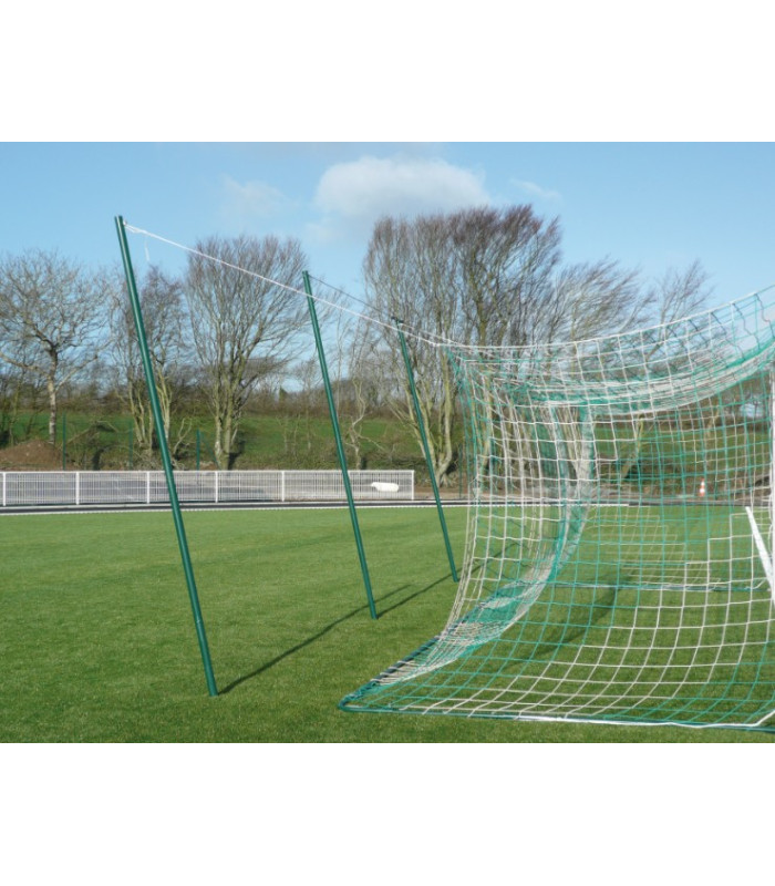 LOT DE 4 MÂTS ARRIÈRES POUR FILET FOOTBALL