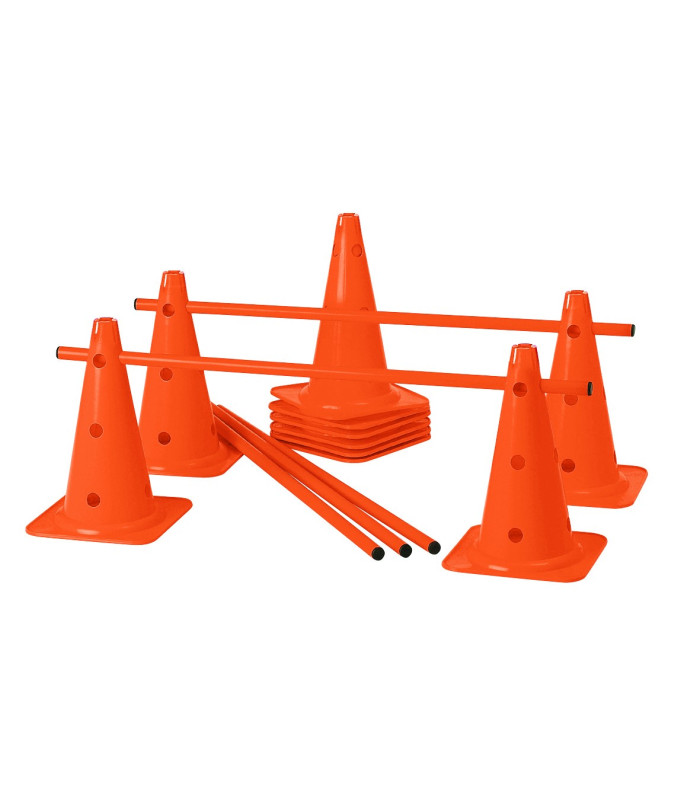 LOT DE 5 MINI-HAIES CONES A TROUS 40 CM