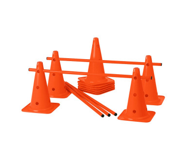 LOT DE 5 MINI-HAIES CONES A TROUS 40 CM